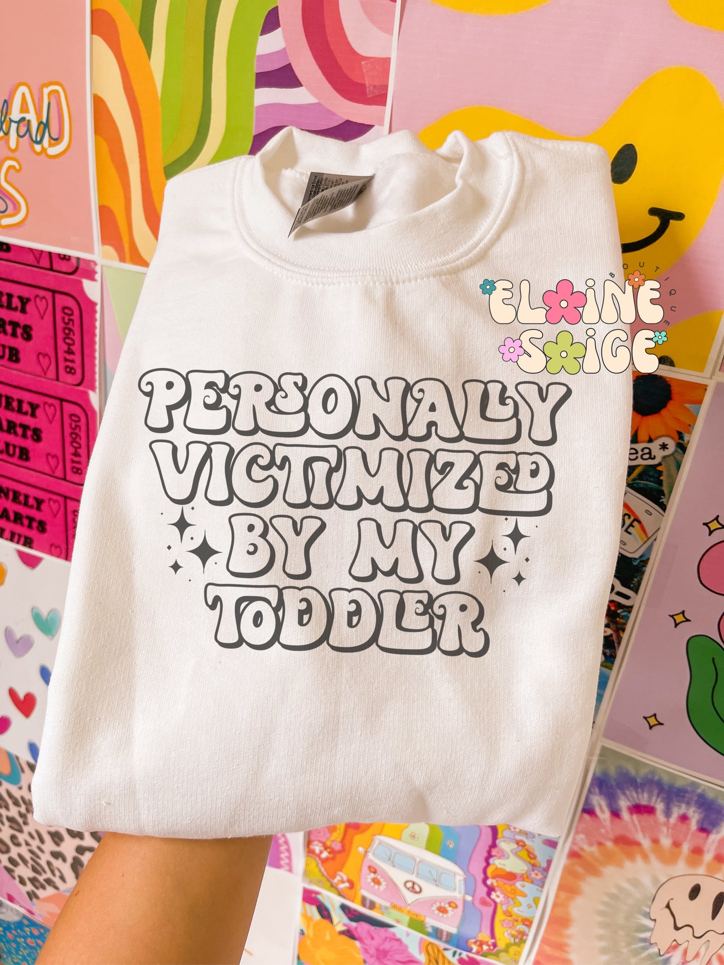 victimized by my toddler crewneck // PRE-ORDER