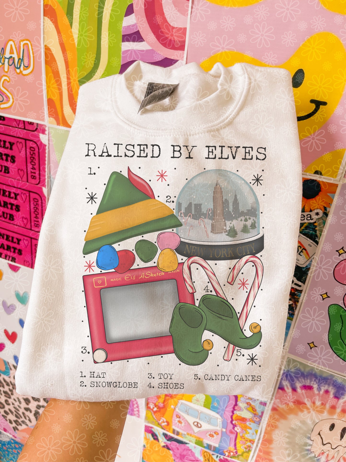 christmas charts (ALL IN ONE LISTING) crewneck // PRE-ORDER