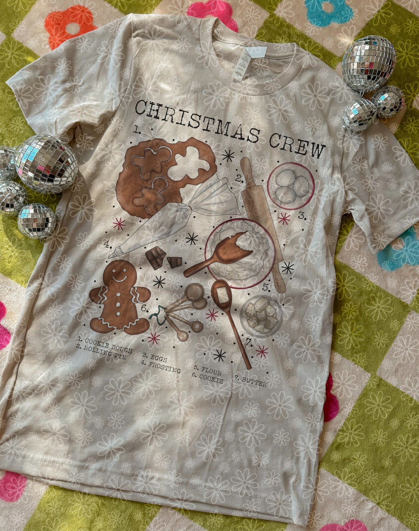 christmas charts (ALL IN ONE LISTING) ADULT tee // PRE-ORDER