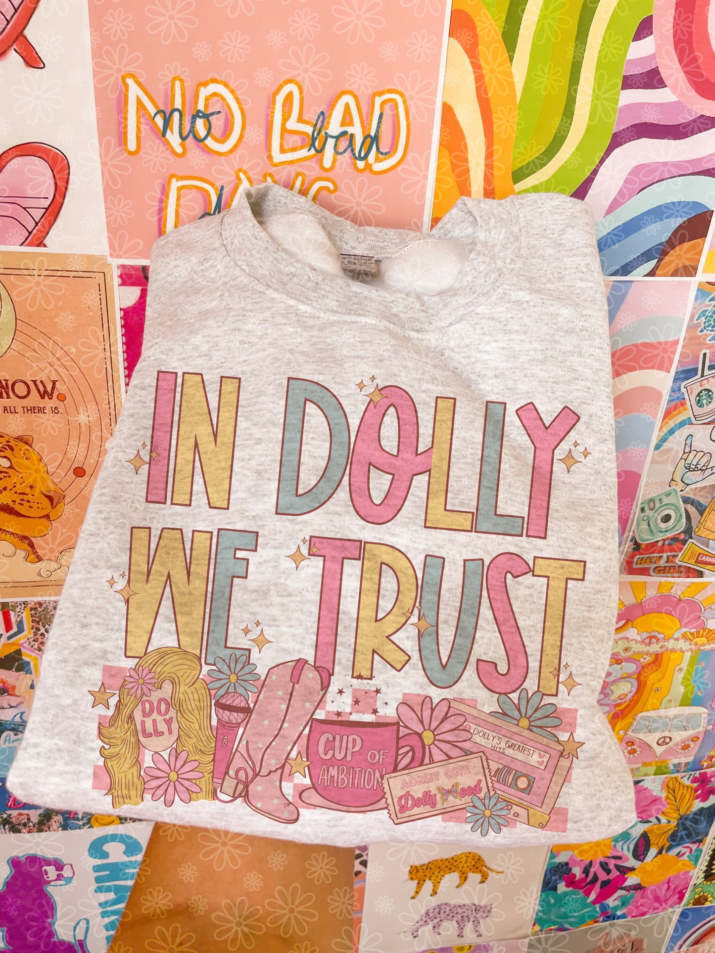 in dolly we trust crewneck // PRE-ORDER