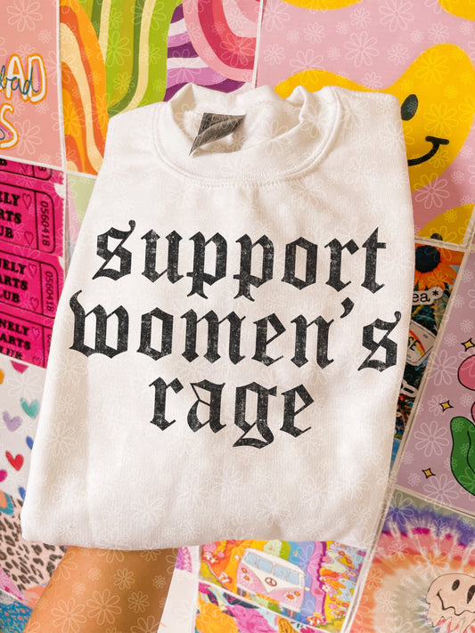 support women’s rage crewneck // PRE-ORDER