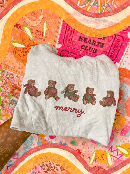 merry teddy KIDS tee // PRE-ORDER