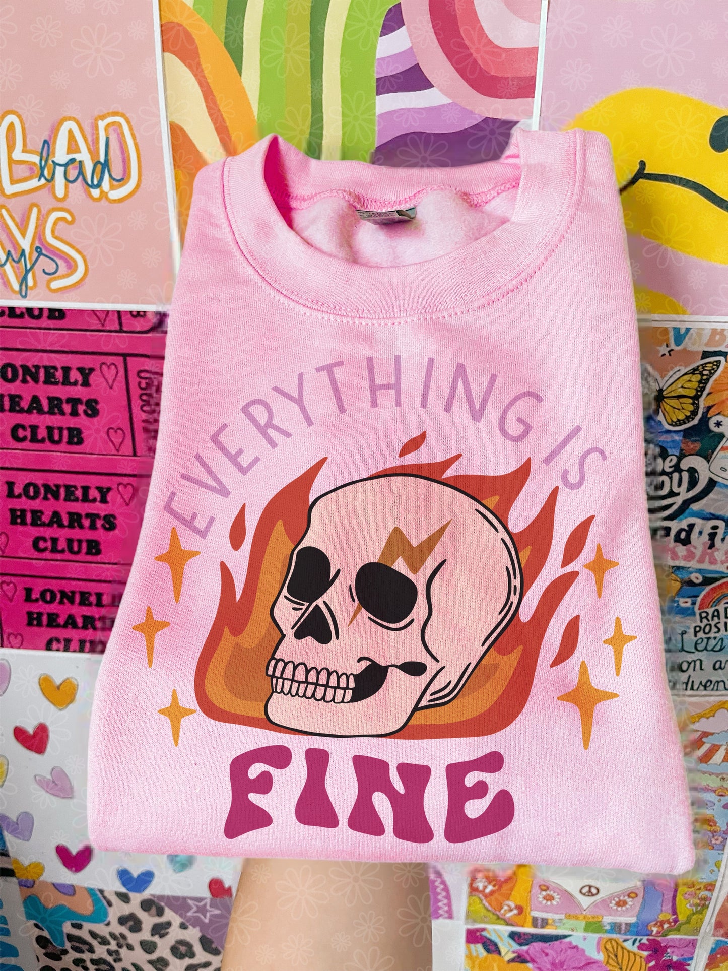 everything is fine crewneck // PRE-ORDER