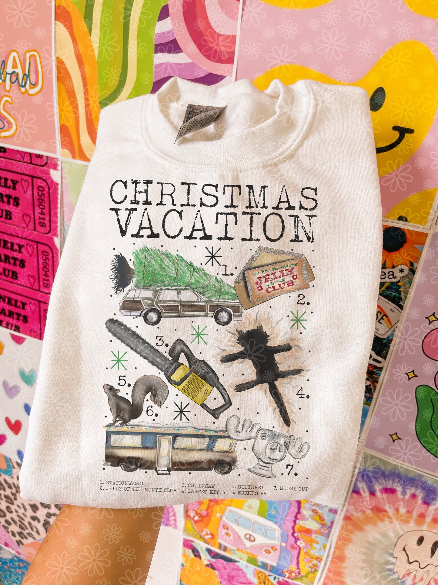 christmas charts (ALL IN ONE LISTING) crewneck // PRE-ORDER