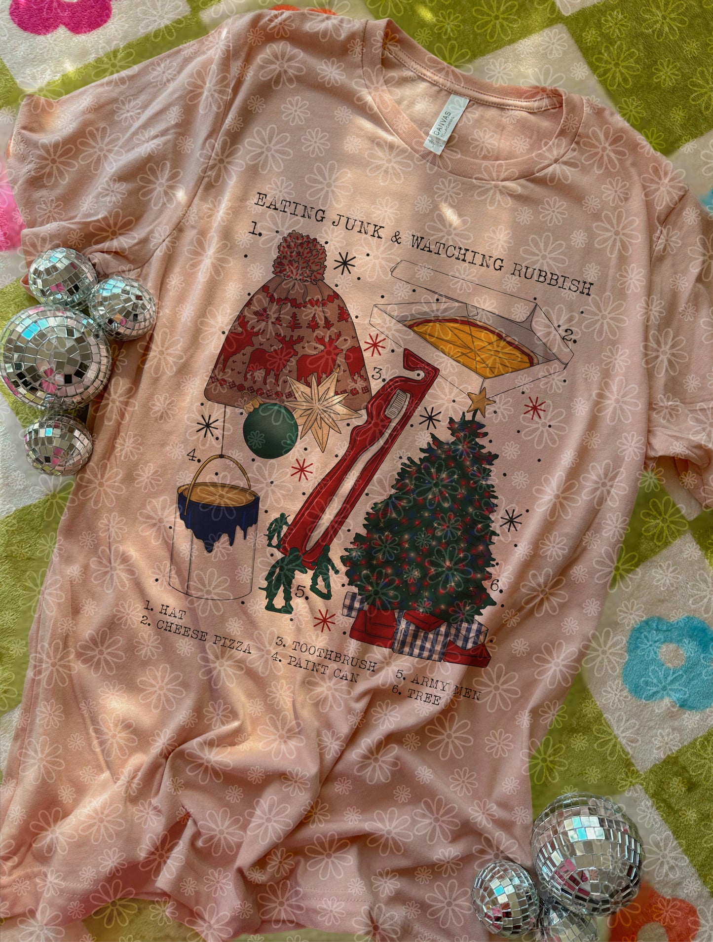 christmas charts (ALL IN ONE LISTING) ADULT tee // PRE-ORDER