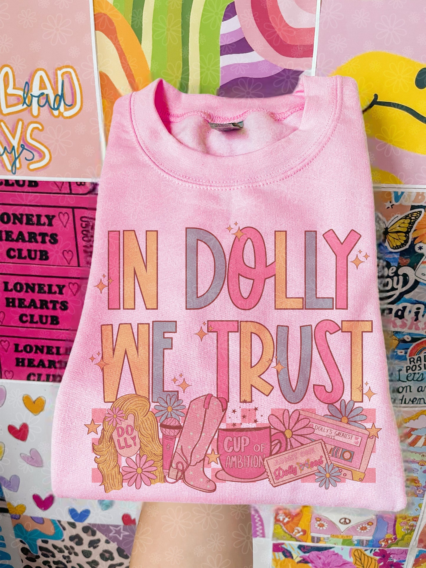 in dolly we trust crewneck // PRE-ORDER