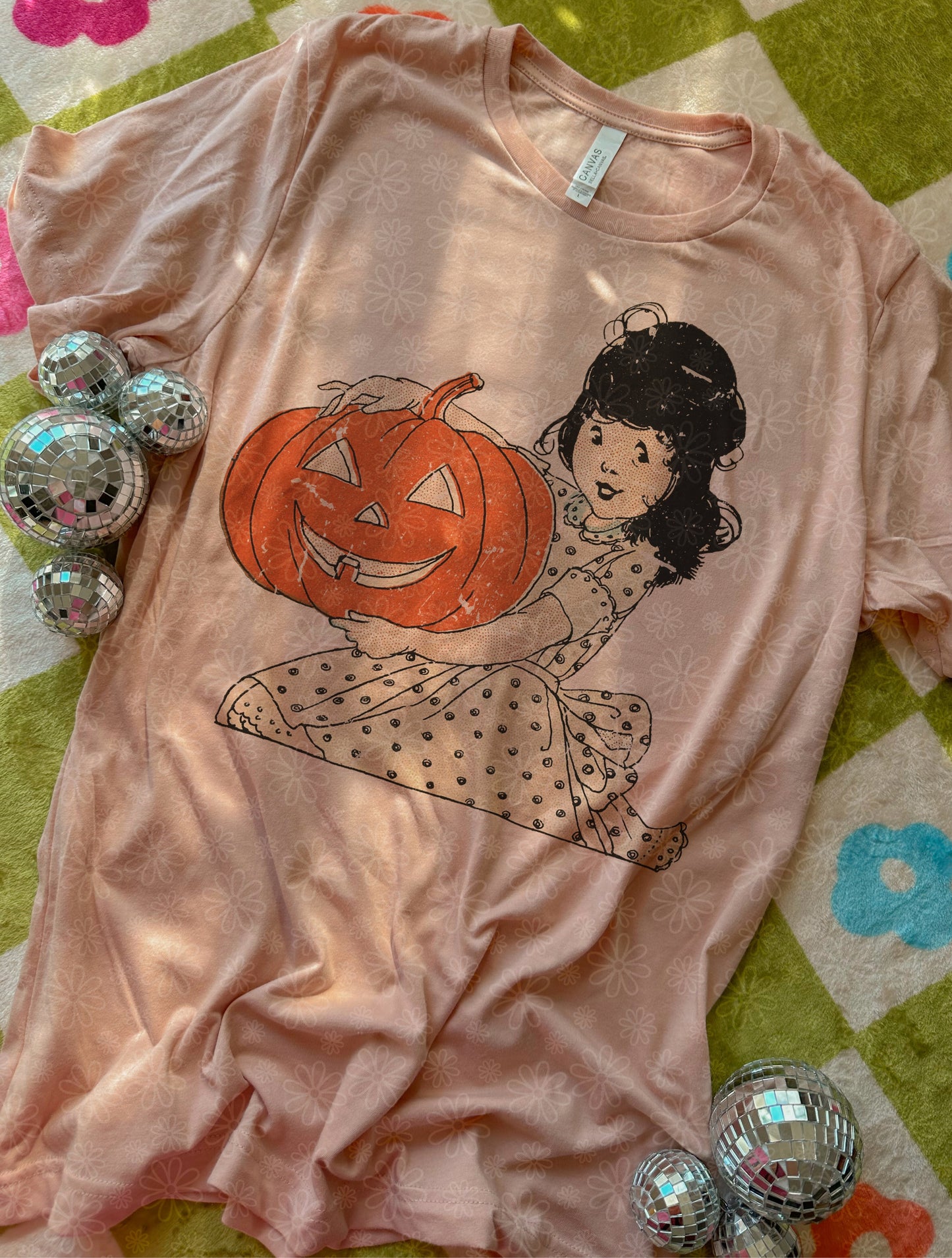 vintage halloween girl ADULT tee // PRE-ORDER