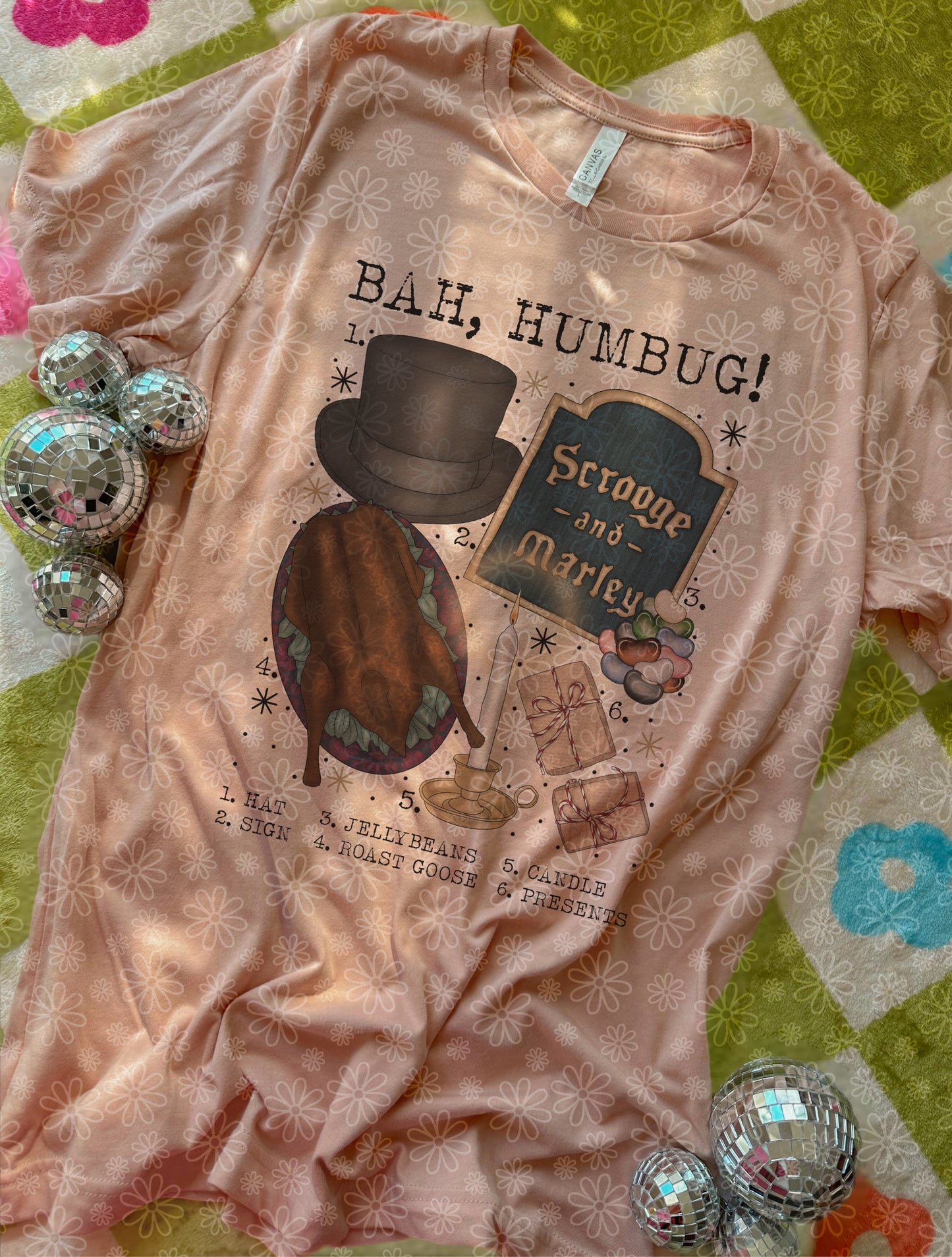 christmas charts (ALL IN ONE LISTING) ADULT tee // PRE-ORDER