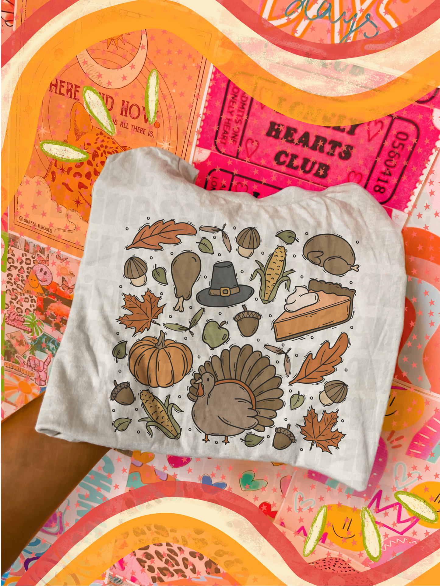 turkey collage KIDS tee // PRE-ORDER