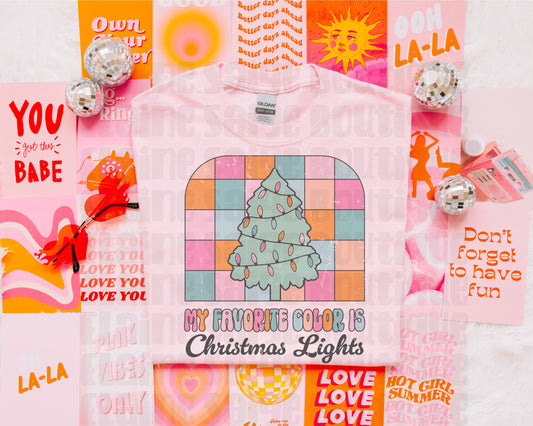 christmas lights ADULT tee // PRE-ORDER