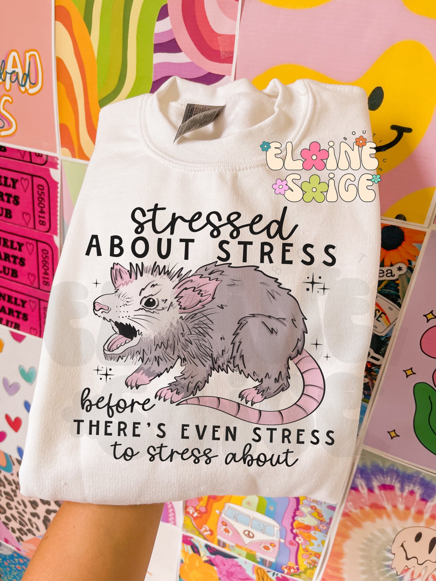 stressed about stress crewneck // PRE-ORDER