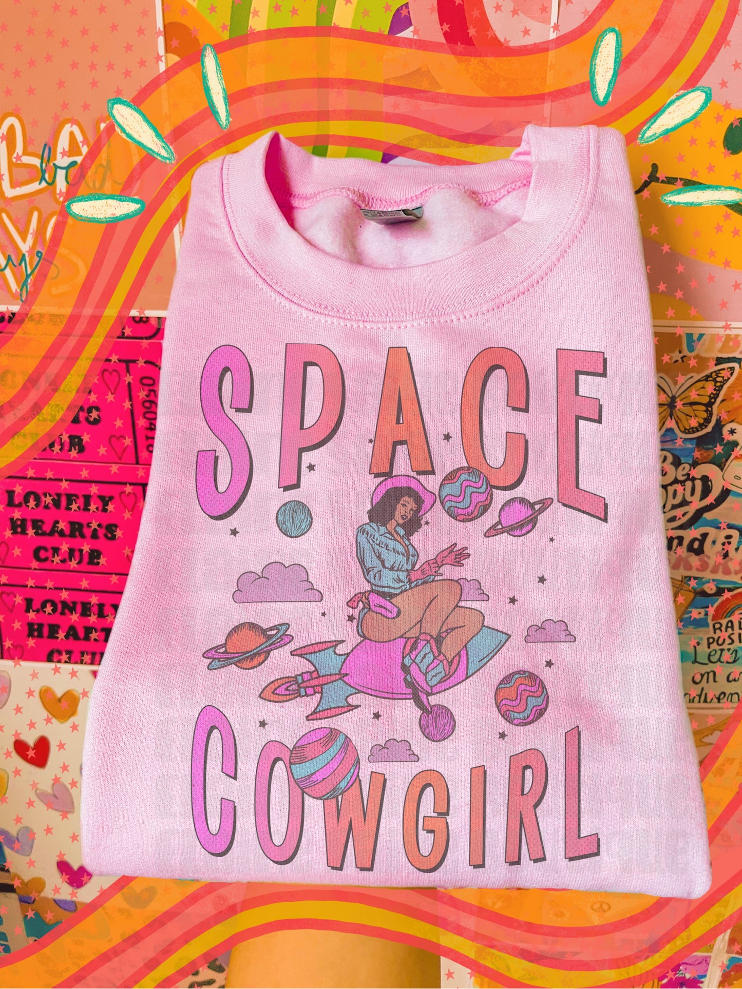 space cowgirl crewneck // PRE-ORDER