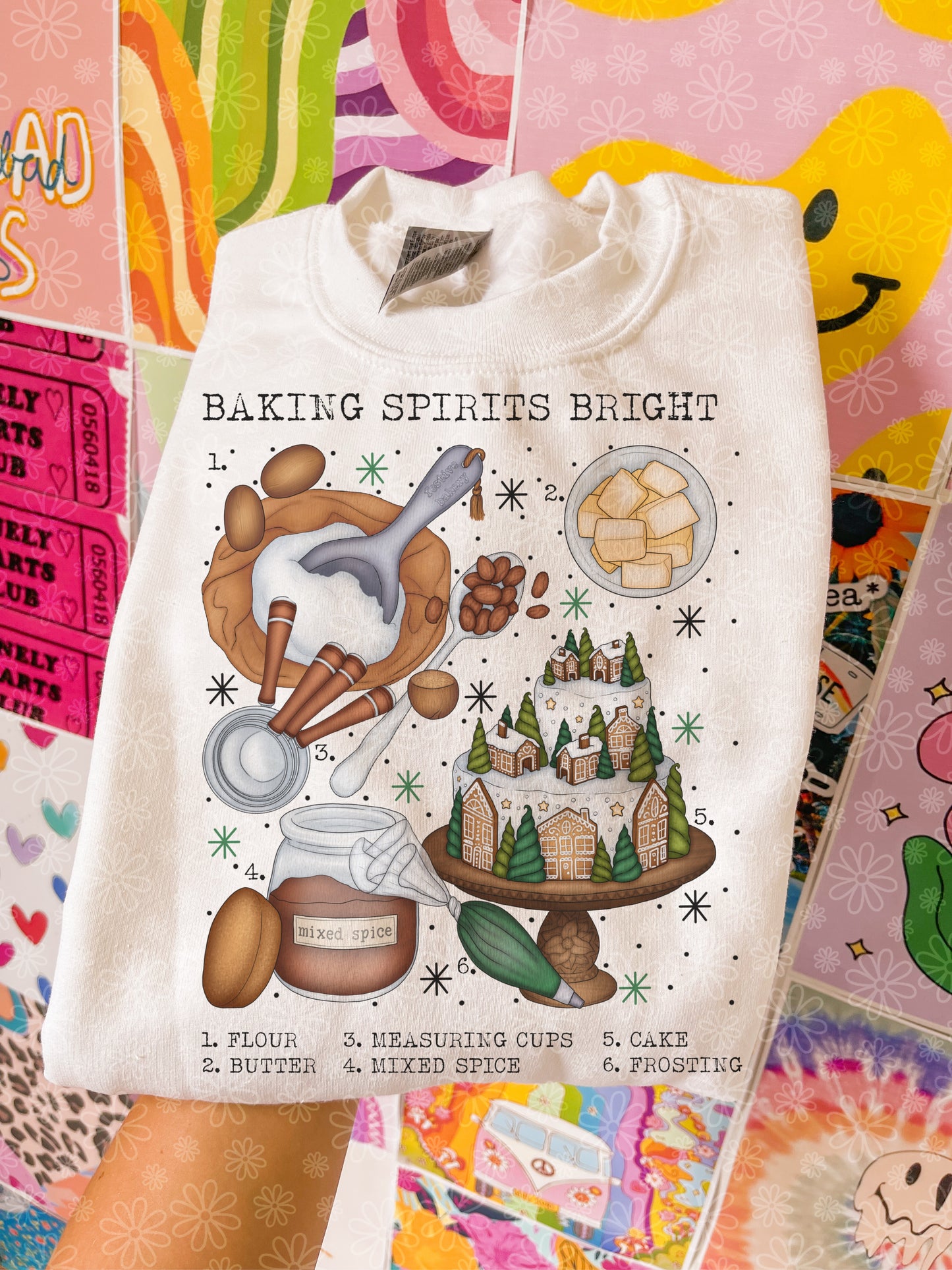 christmas charts (ALL IN ONE LISTING) crewneck // PRE-ORDER