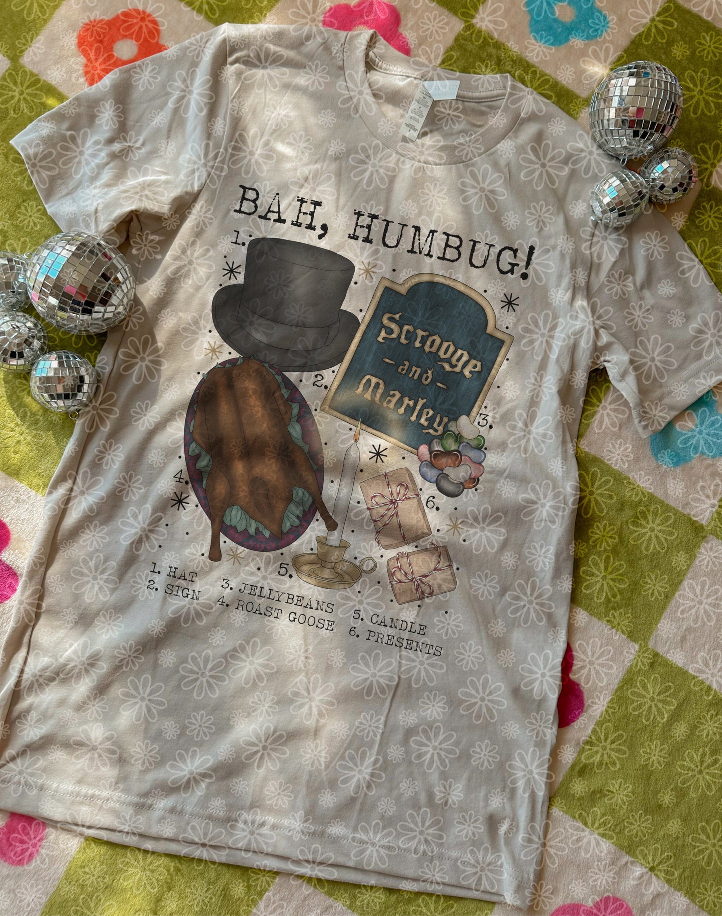 christmas charts (ALL IN ONE LISTING) ADULT tee // PRE-ORDER