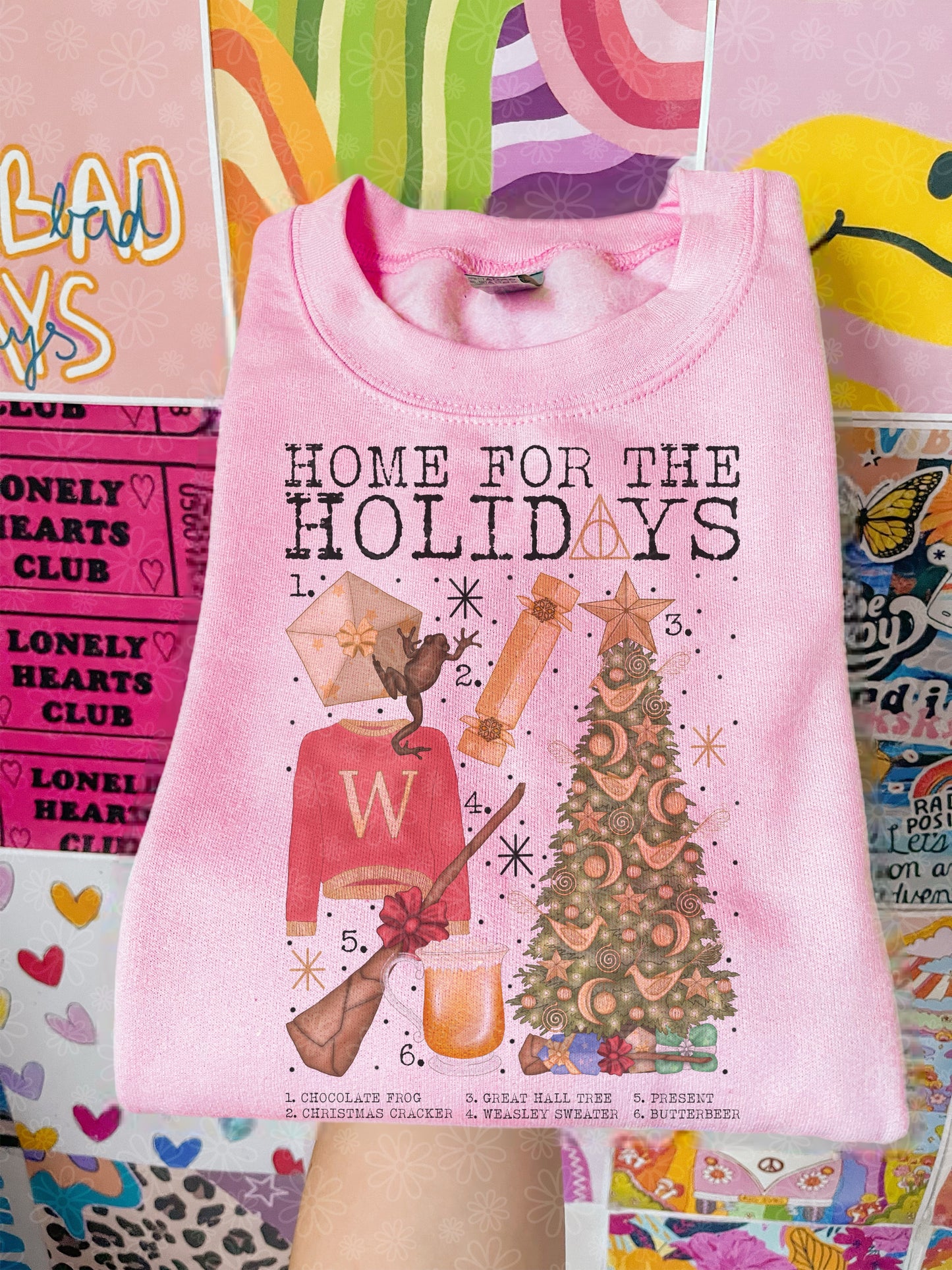 christmas charts (ALL IN ONE LISTING) crewneck // PRE-ORDER