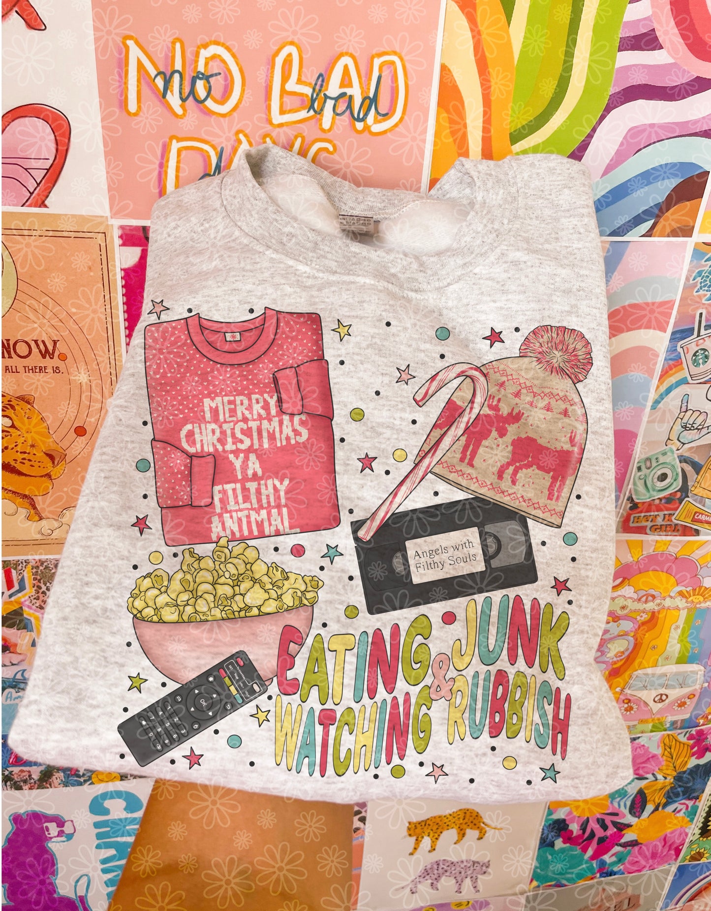 eating junk & watching rubbish crewneck // PRE-ORDER