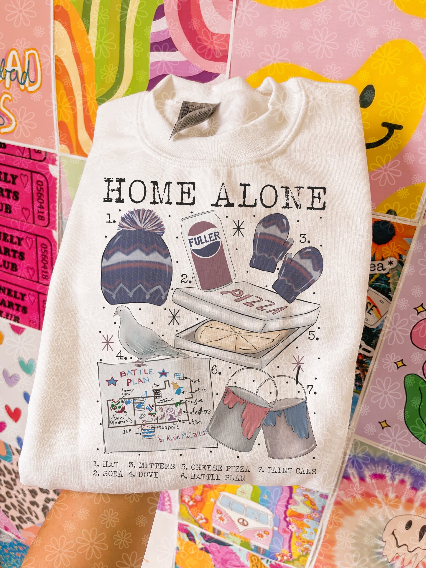 christmas charts (ALL IN ONE LISTING) crewneck // PRE-ORDER