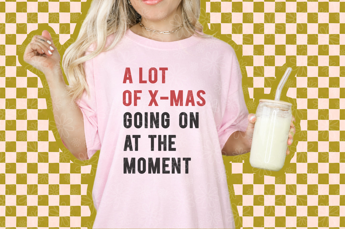 a lot of x-mas going on ADULT tee // PRE-ORDER