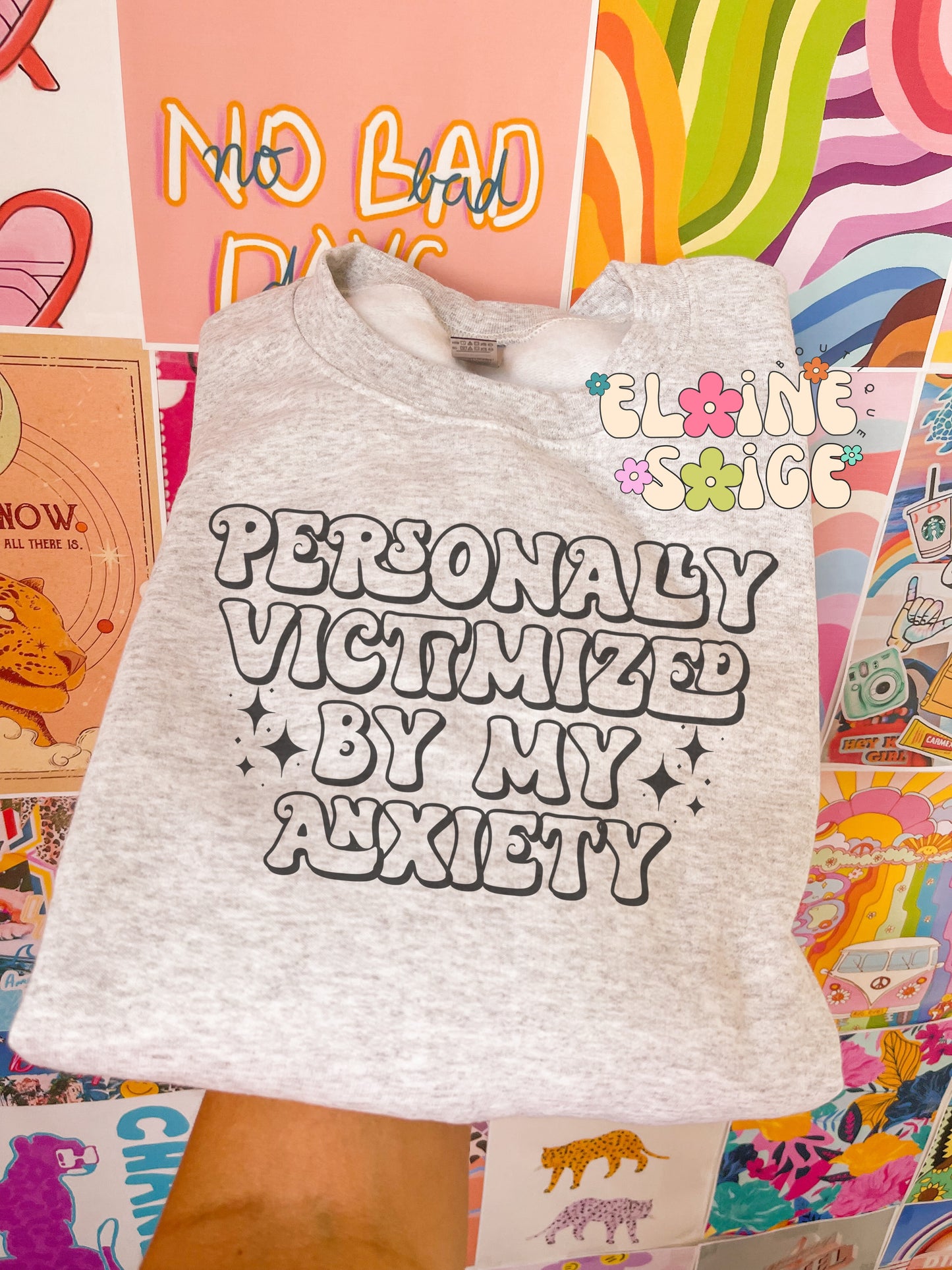 victimized by my anxiety crewneck // PRE-ORDER