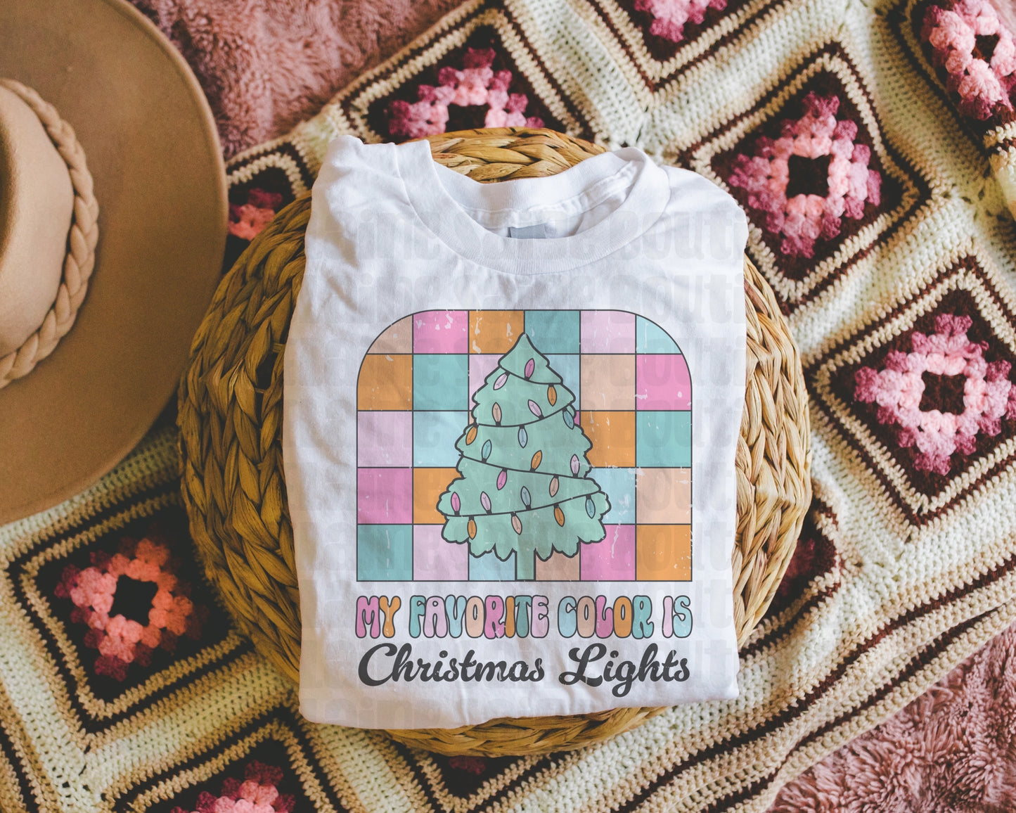 christmas lights ADULT tee // PRE-ORDER