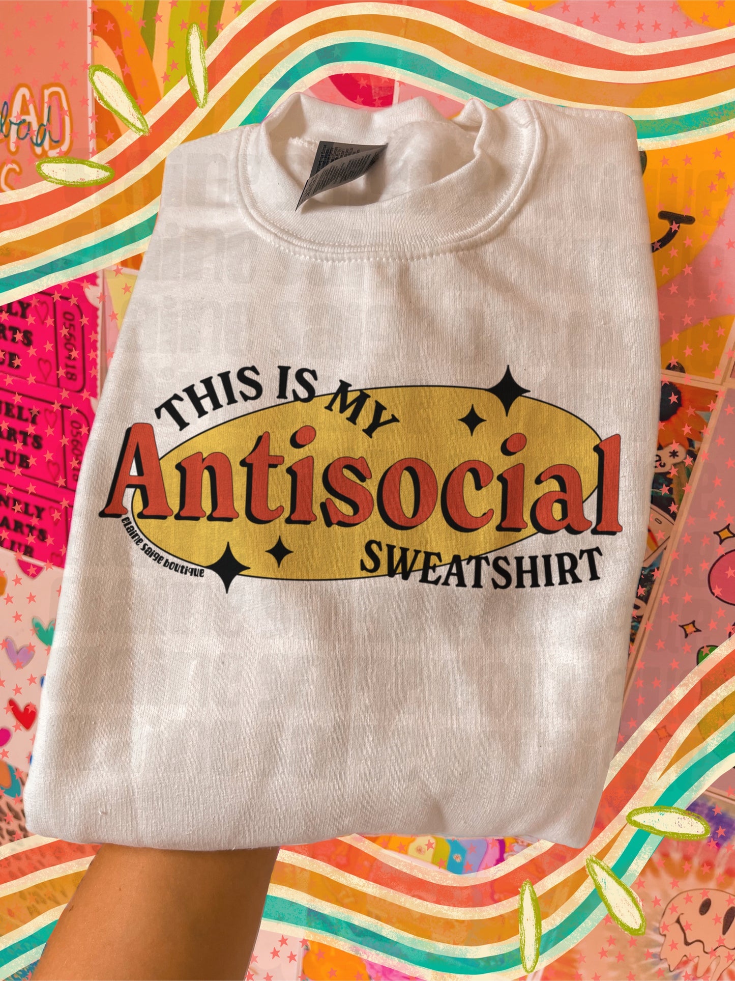 antisocial crewneck // PRE-ORDER