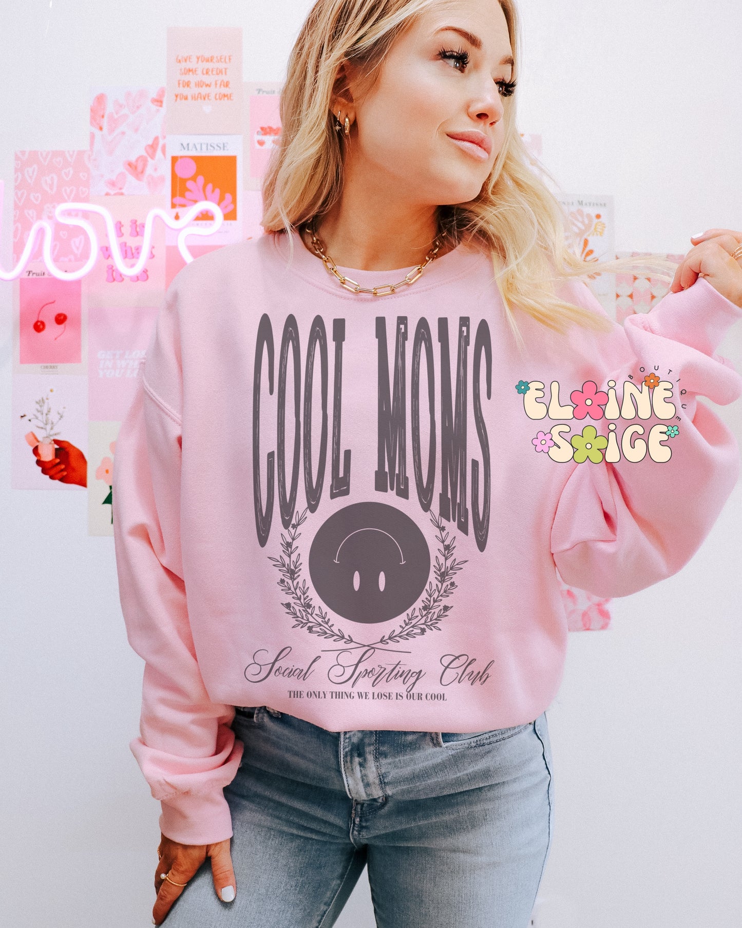 cool moms social club crewneck // PRE-ORDER