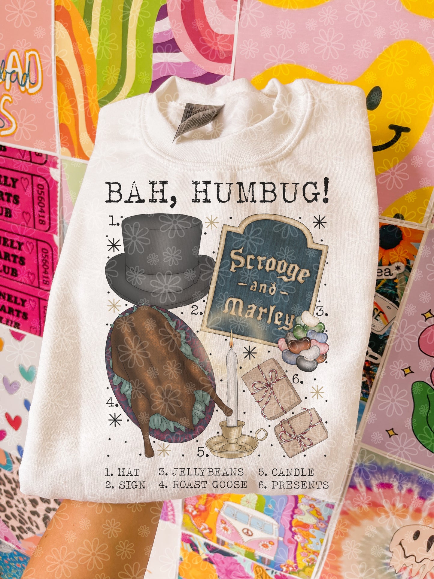 christmas charts (ALL IN ONE LISTING) crewneck // PRE-ORDER