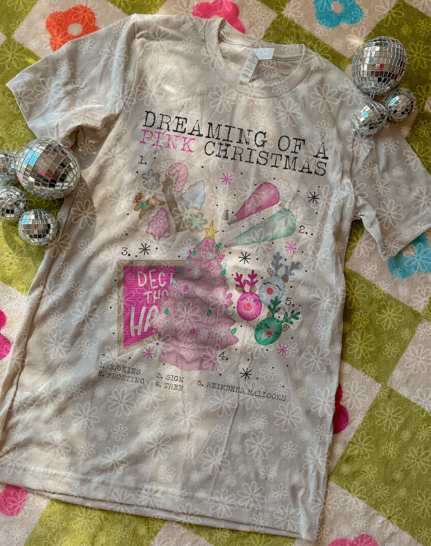 christmas charts (ALL IN ONE LISTING) ADULT tee // PRE-ORDER