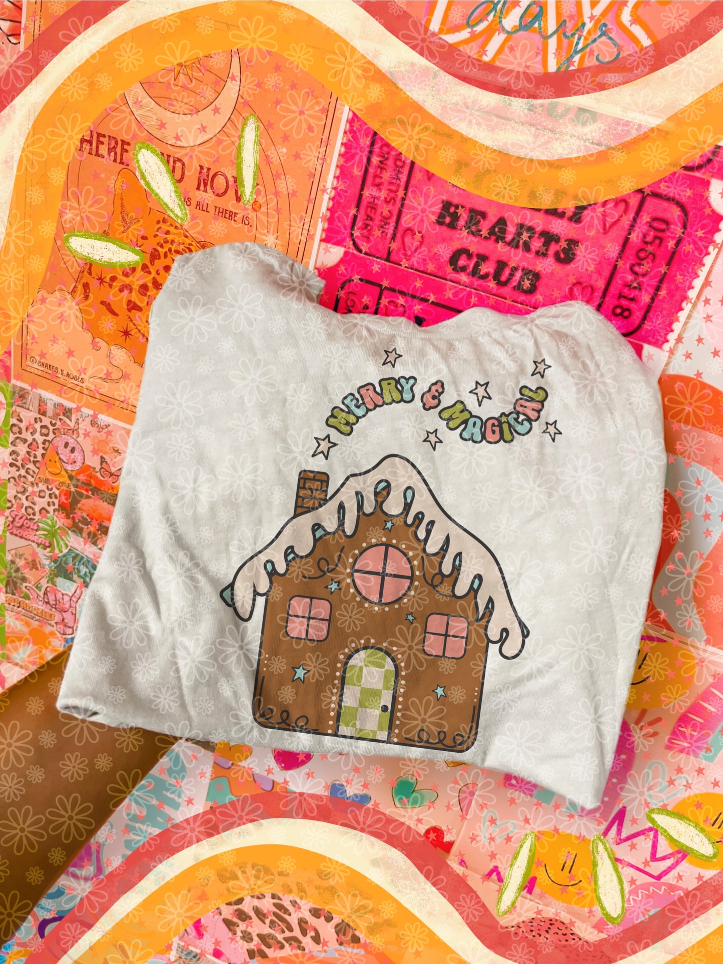 merry & magical gingerbread house KIDS tee // PRE-ORDER