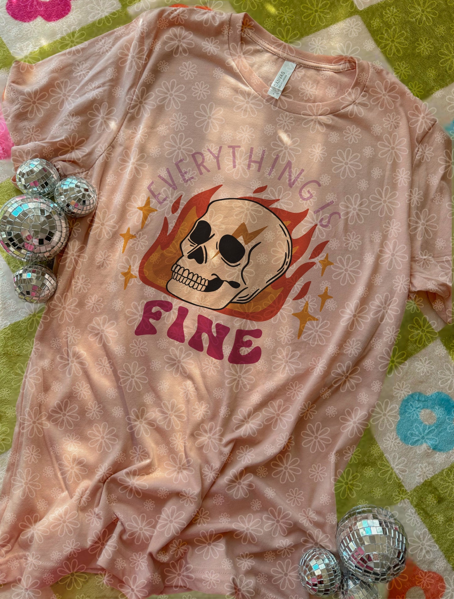 everything is fine ADULT tee // PRE-ORDER