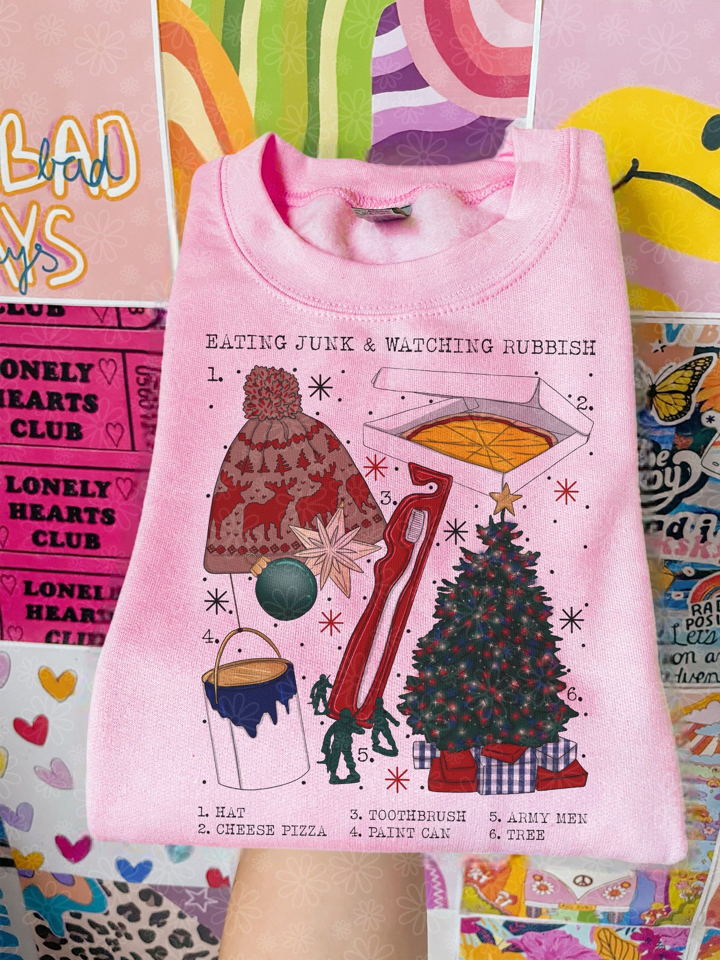 christmas charts (ALL IN ONE LISTING) crewneck // PRE-ORDER