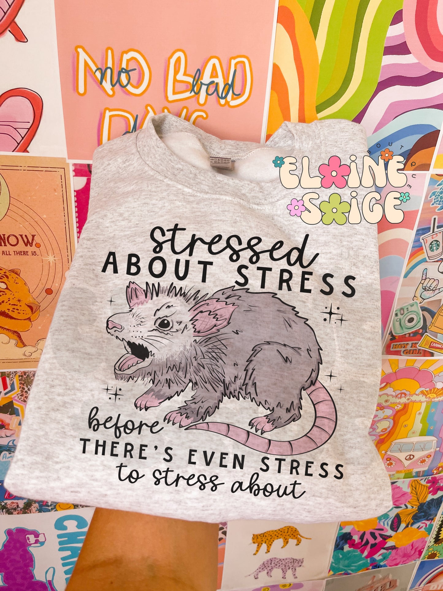 stressed about stress crewneck // PRE-ORDER