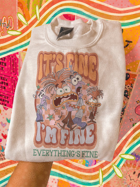 everything is fine crewneck // PRE-ORDER