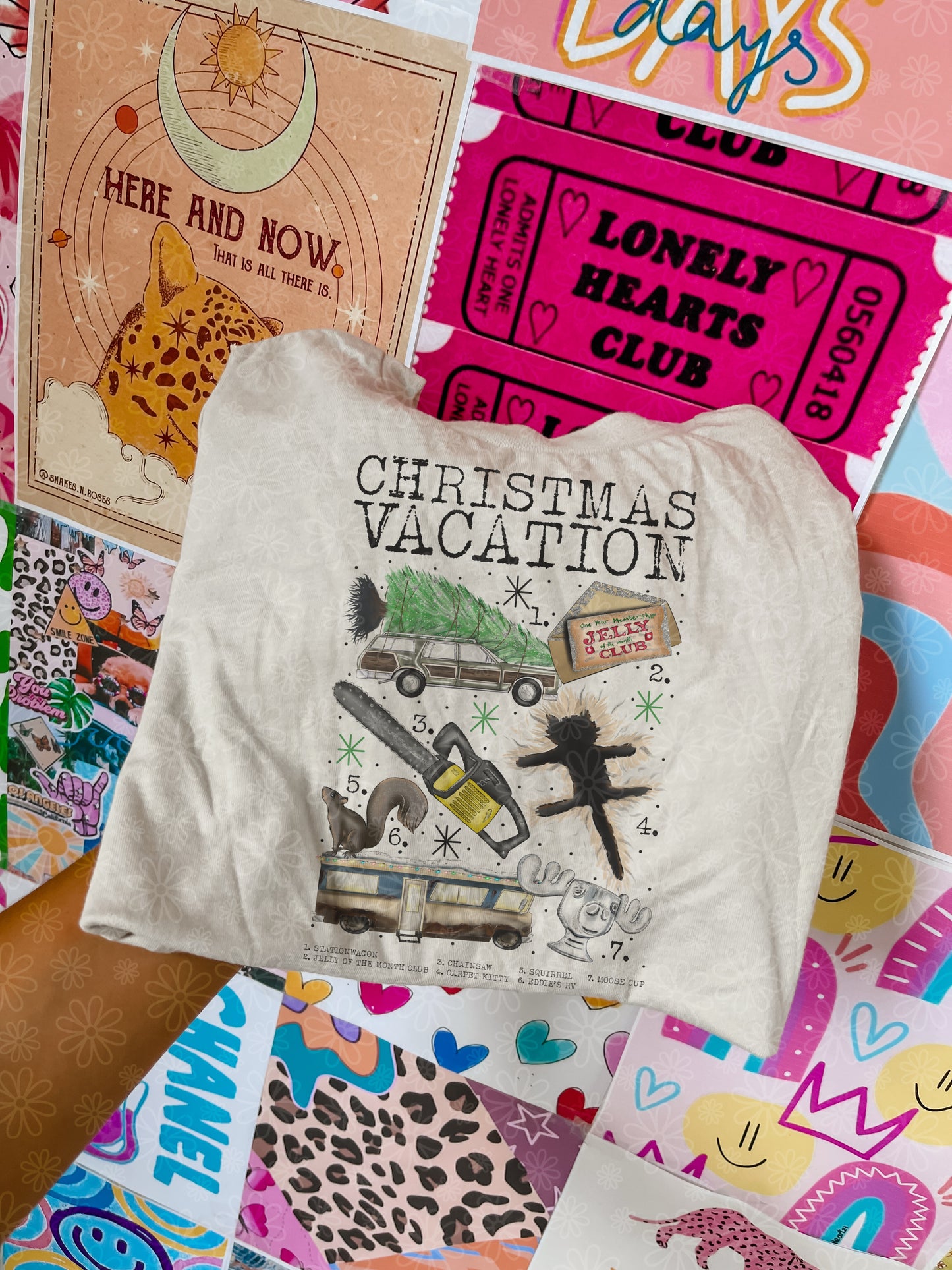 christmas charts (ALL IN ONE LISTING) KIDS tee // PRE-ORDE