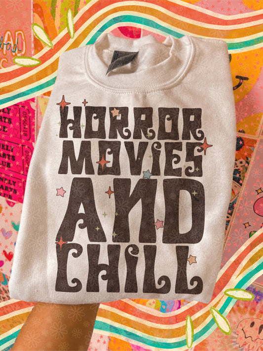 horror movies and chill crewneck // PRE-ORDER