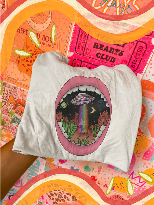 alien mouth KIDS tee // PRE-ORDER