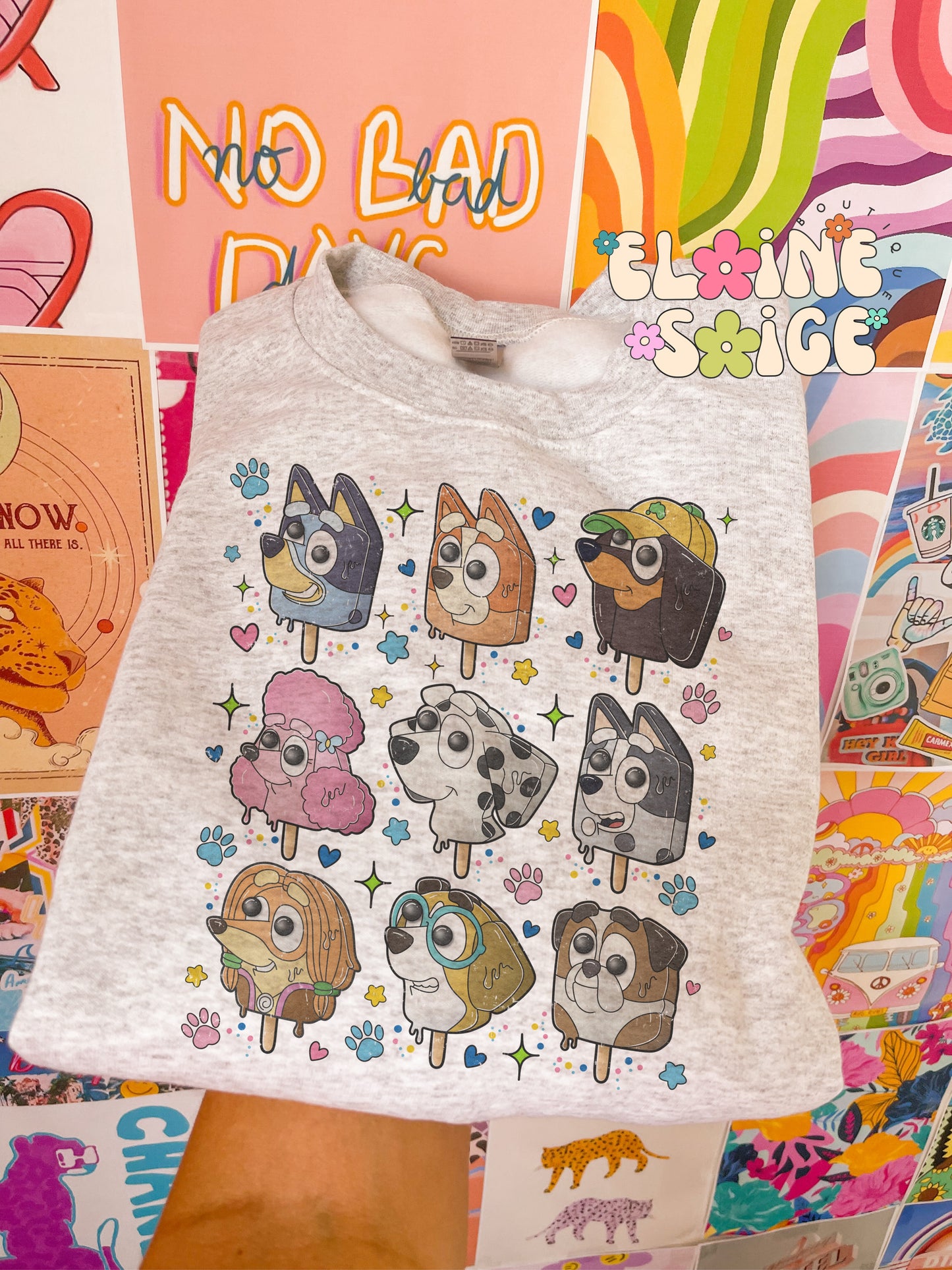 dog friend popsicle crewneck // PRE-ORDER