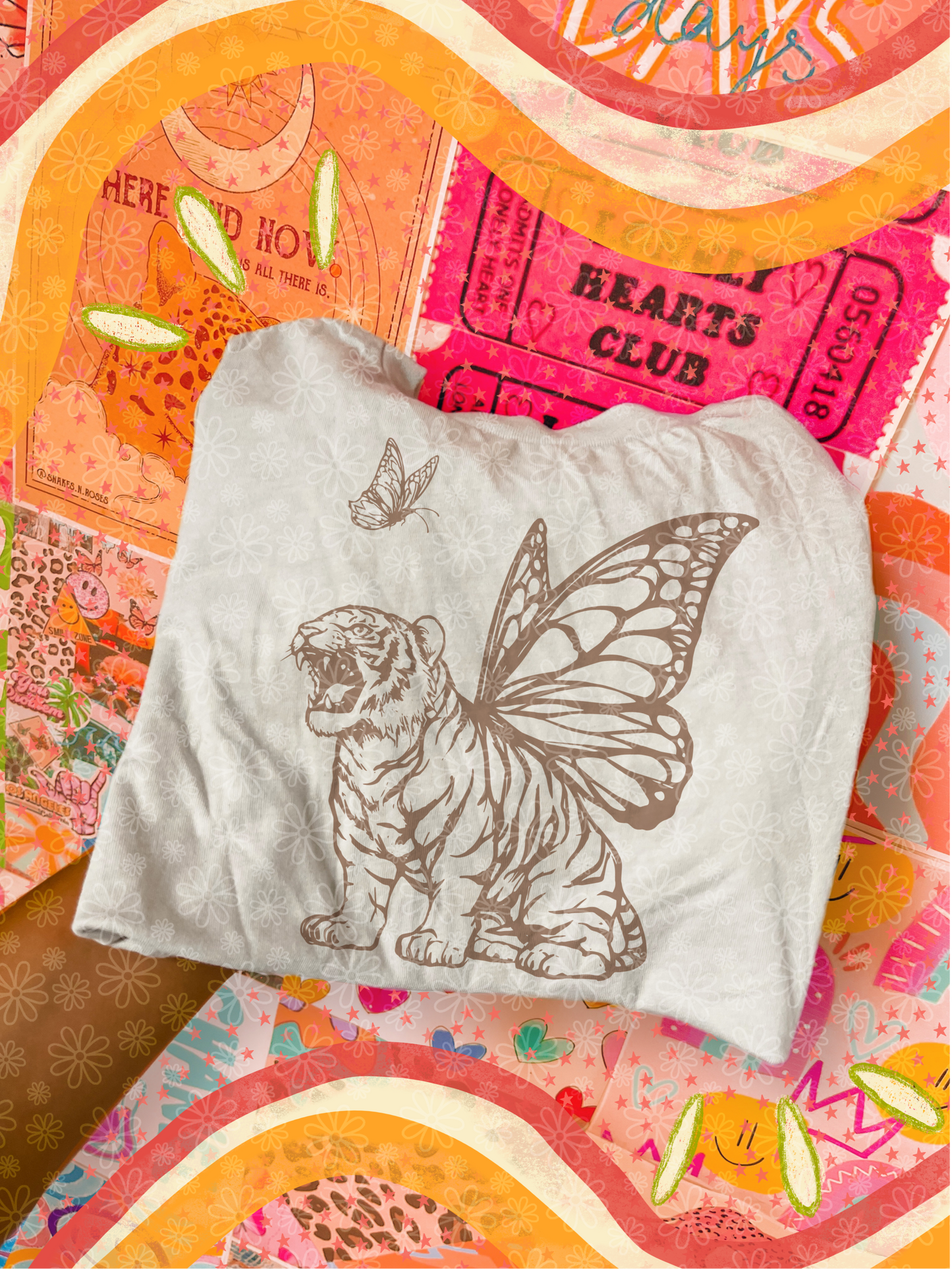 tiger butterfly KIDS tee // PRE-ORDER