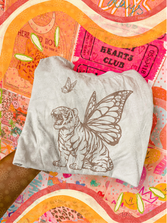 tiger butterfly KIDS tee // PRE-ORDER