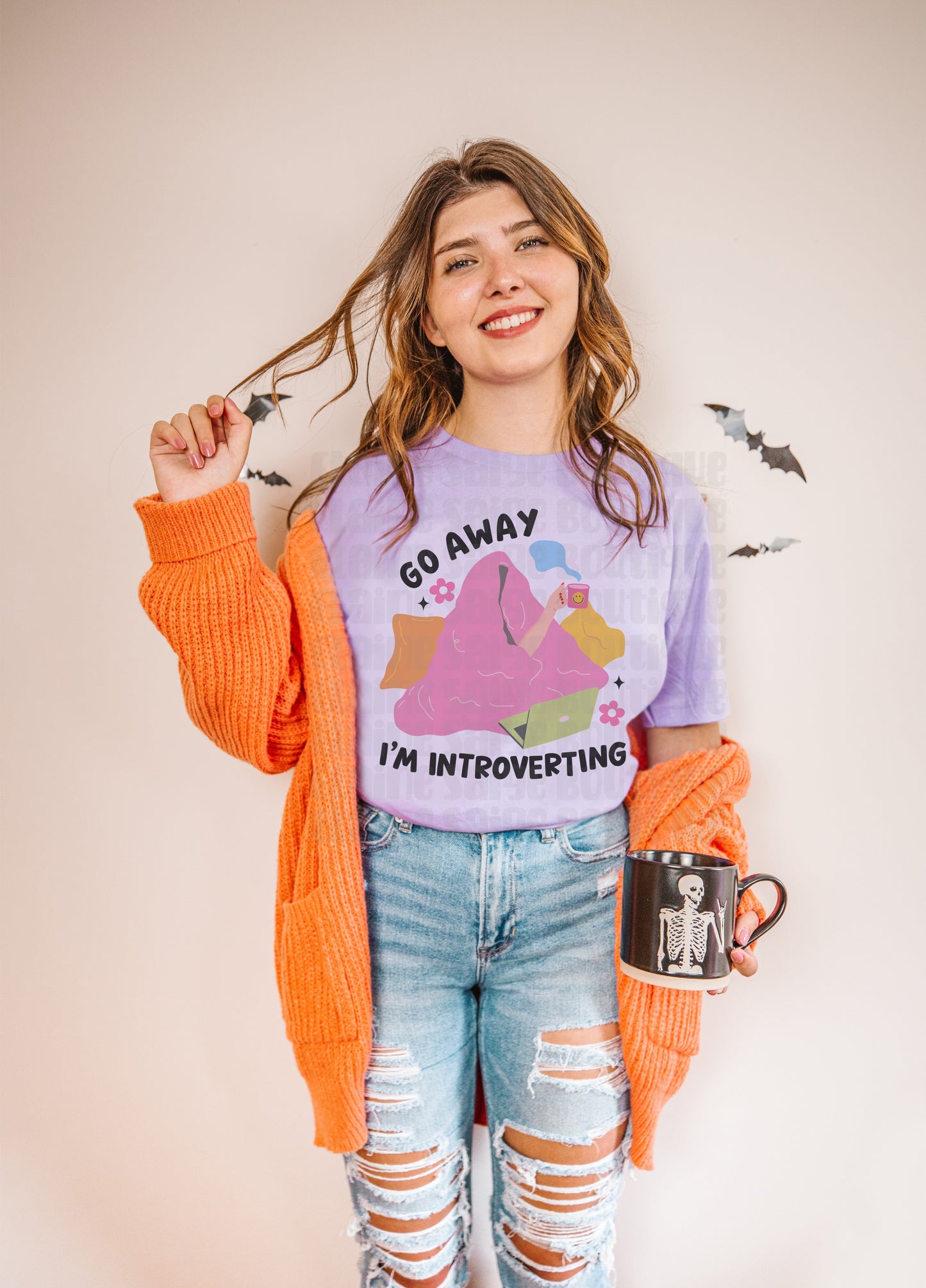 go away I’m introverting ADULT tee // PRE-ORDER