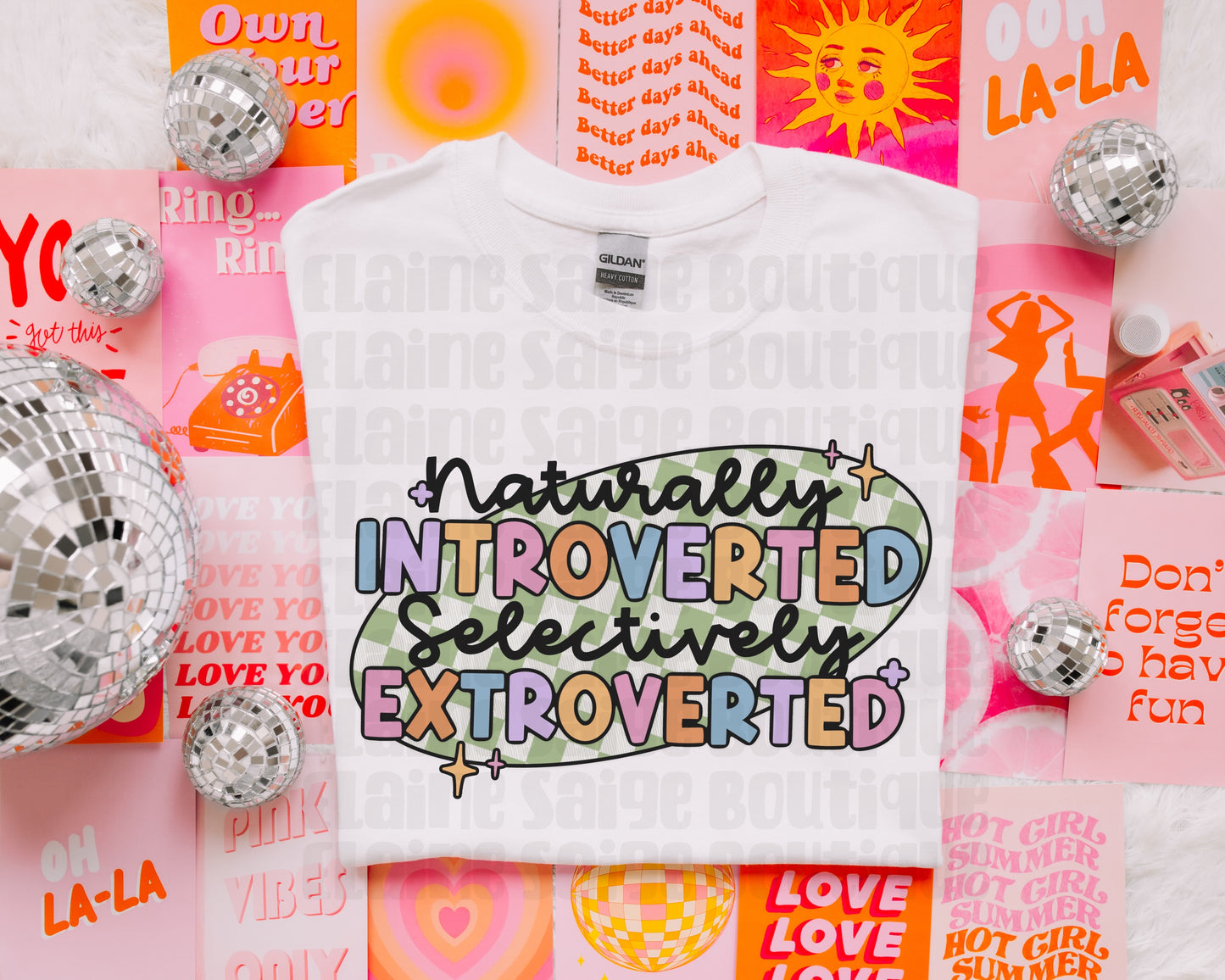 naturally introverted ADULT tee // PRE-ORDER