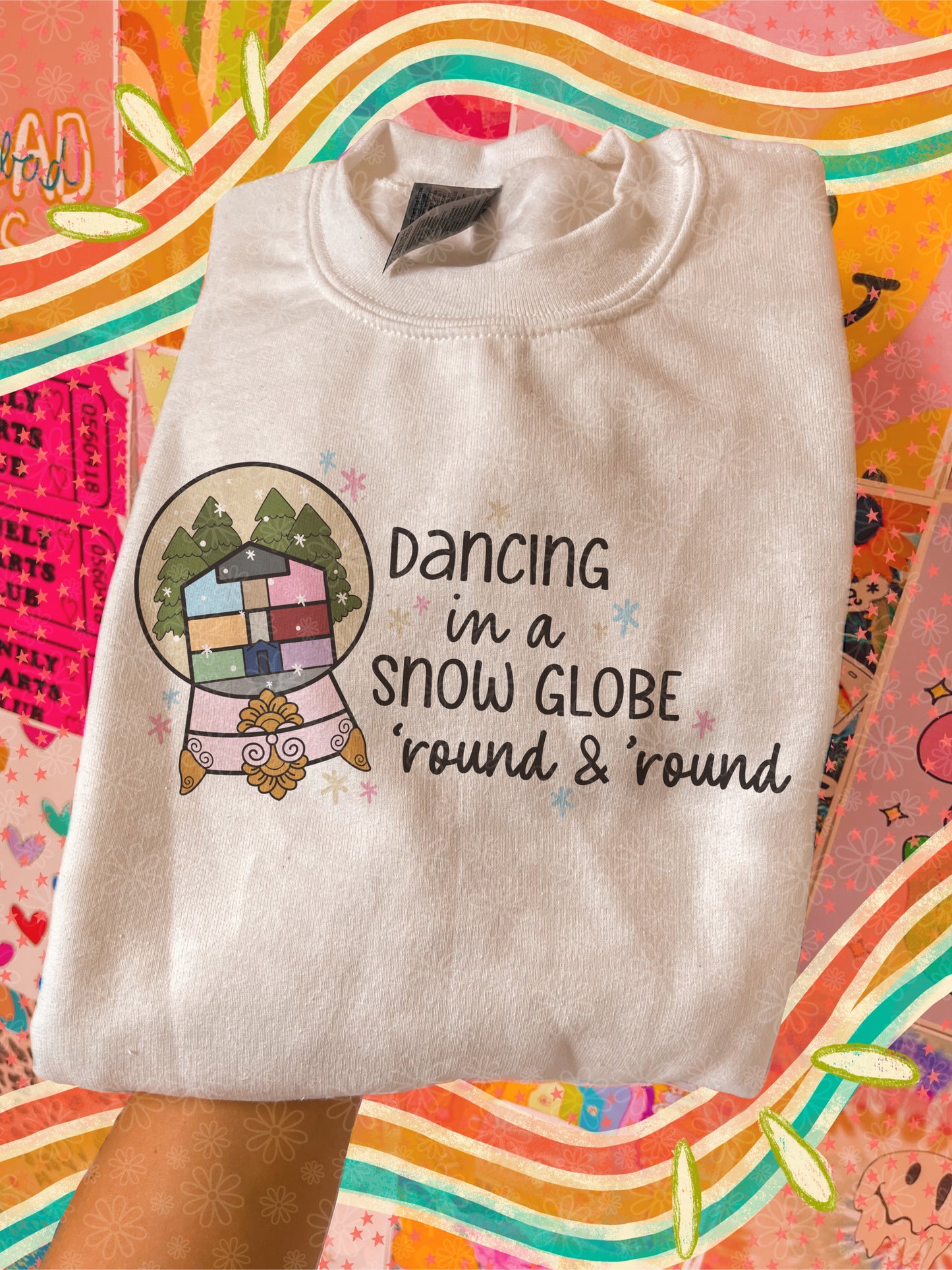 dancing in a snow globe crewneck // PRE-ORDER