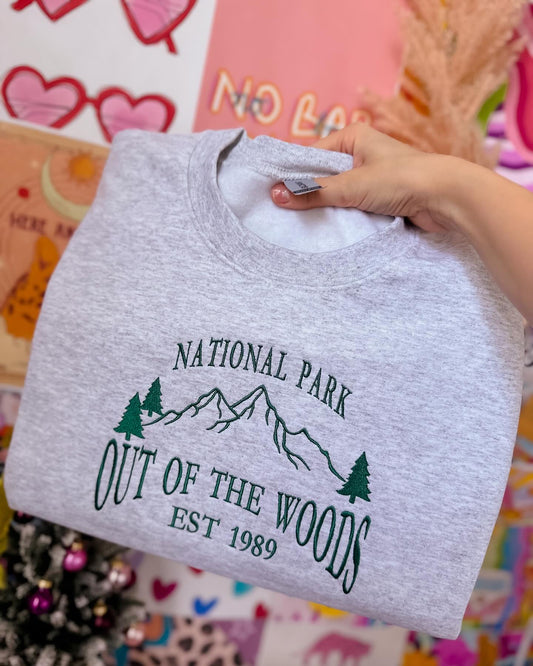 national park embroidered crewneck // PRE-ORDER