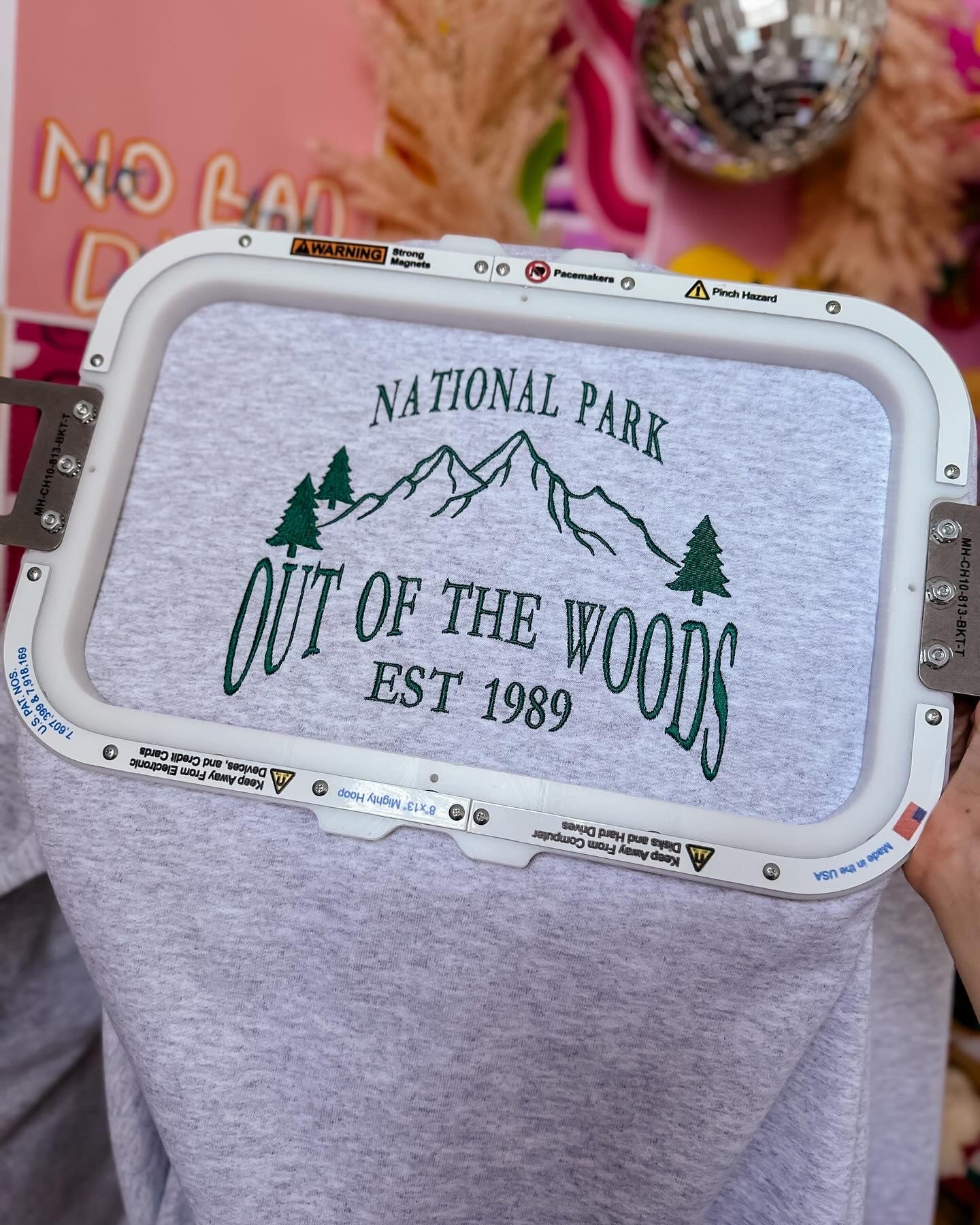 national park embroidered crewneck // PRE-ORDER