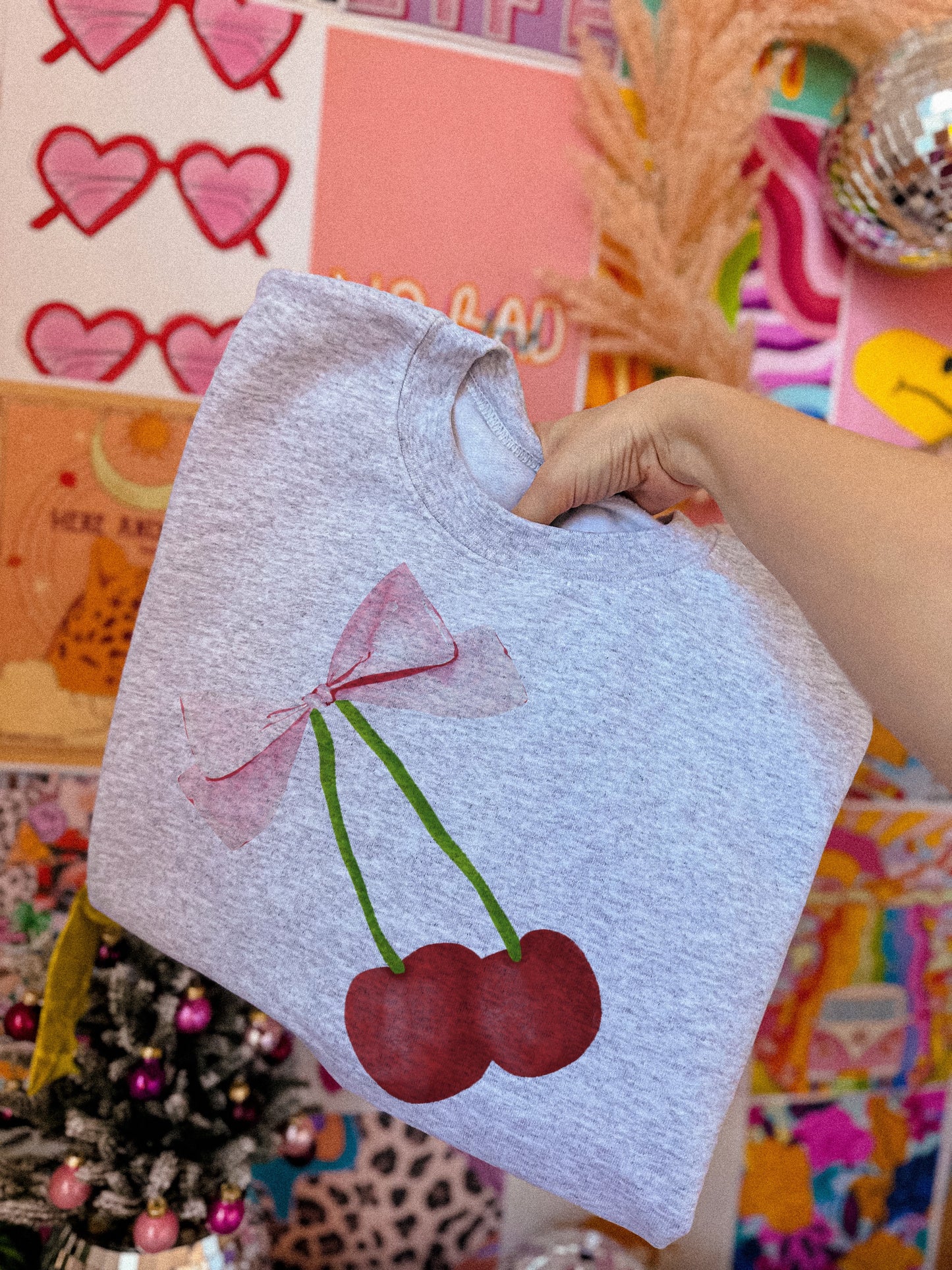 cutesy cherries crewneck // PRE-ORDER