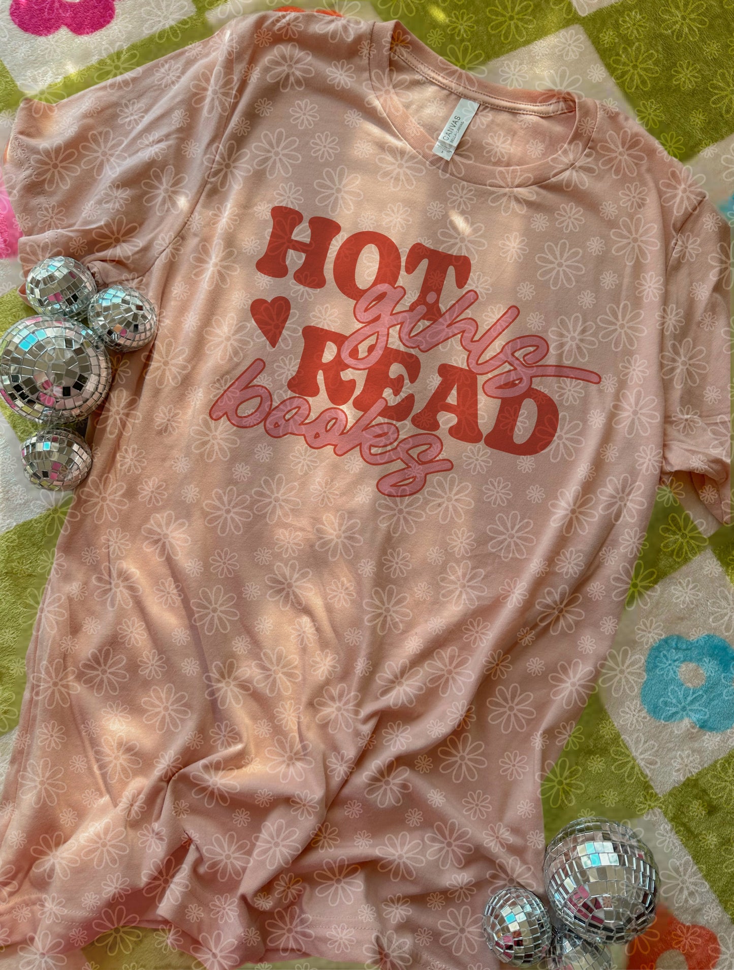 hot girls read books ADULT tee // PRE-ORDER