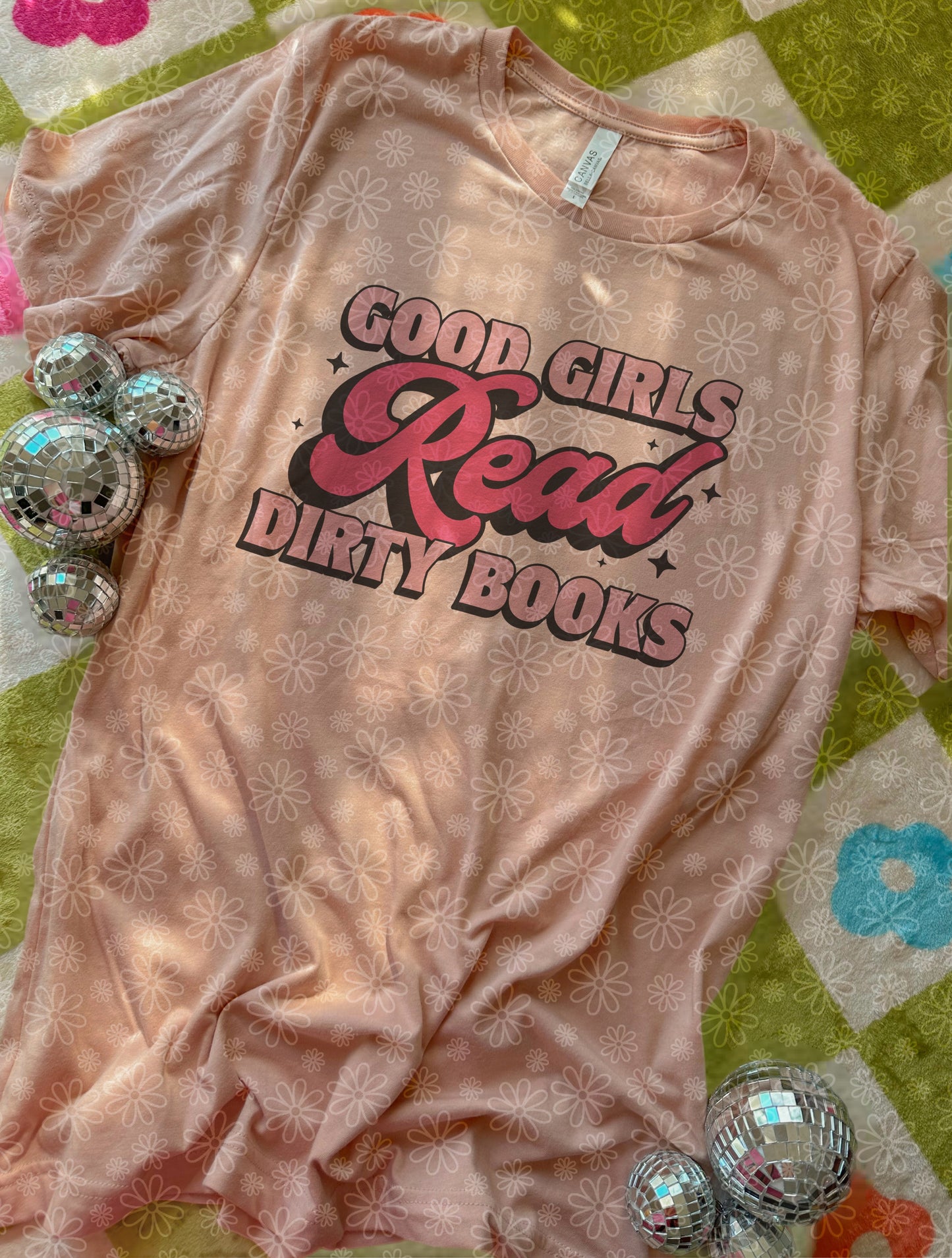 good girls read dirty books ADULT tee // PRE-ORDER