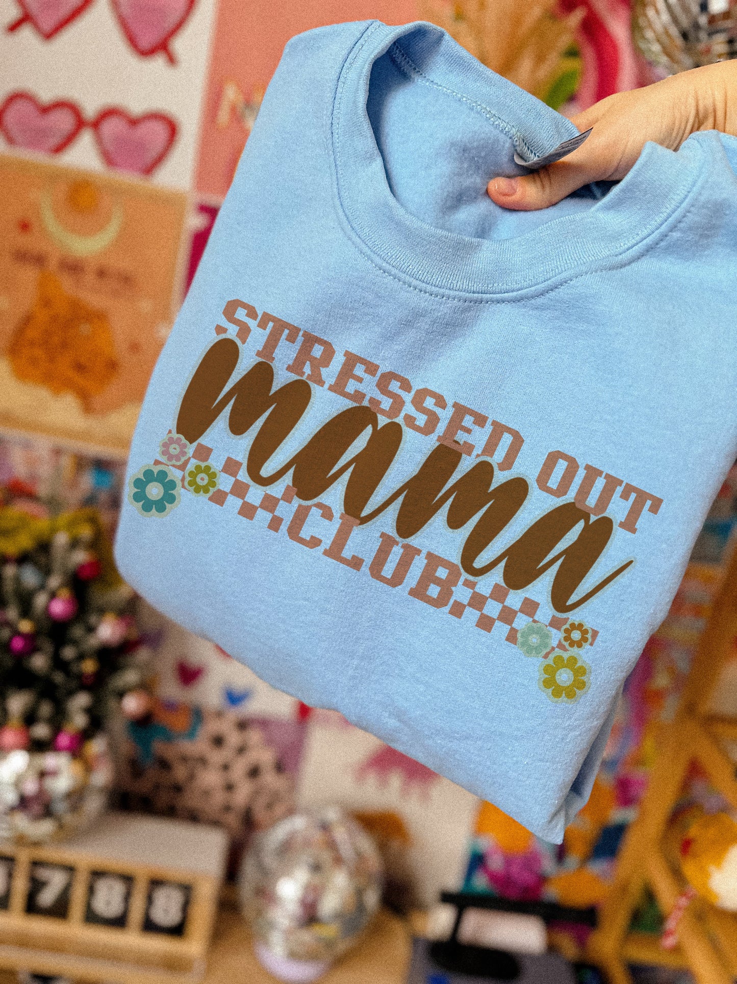 stressed out mama club crewneck // PRE-ORDER