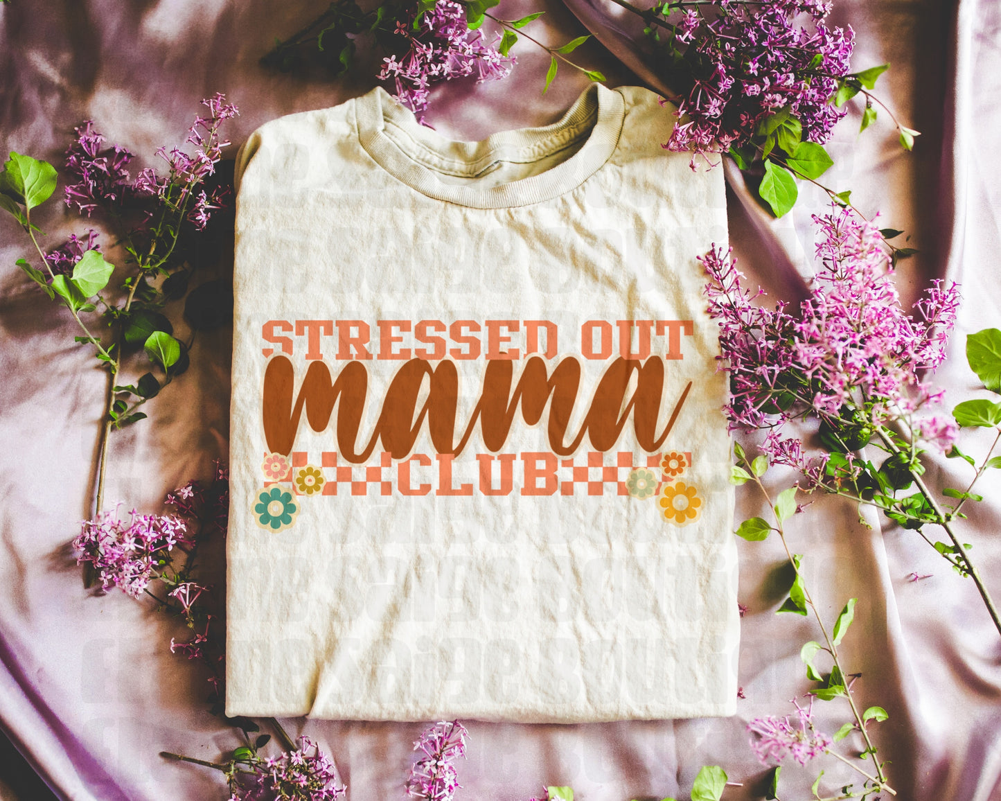 stressed out mama club ADULT tee // PRE-ORDER