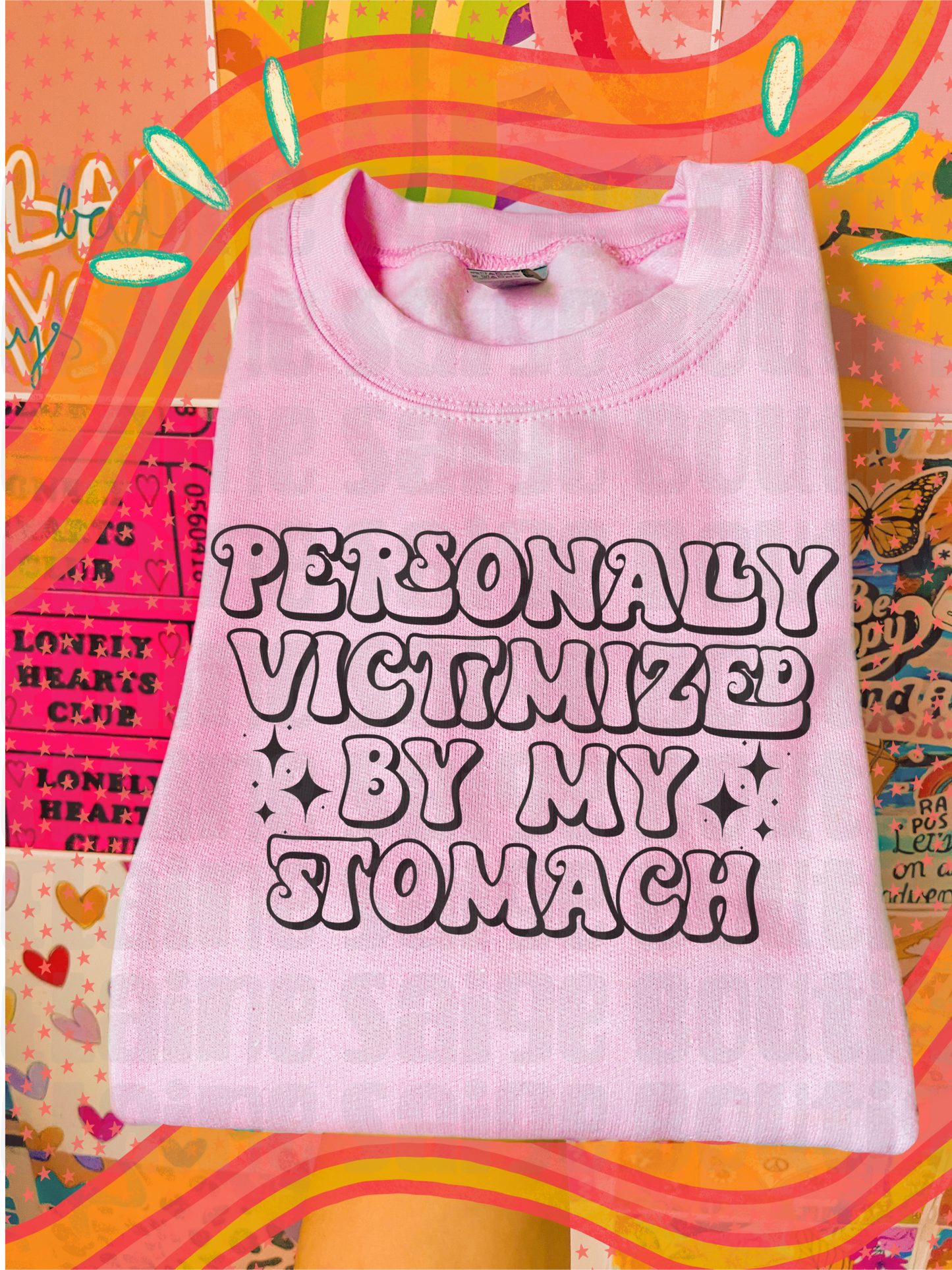 victimized by my stomach crewneck // PRE-ORDER